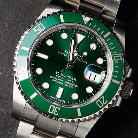 The Rolex Hulk Submariner .